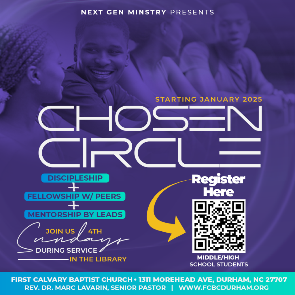 Teen Ministry Chosen Circle